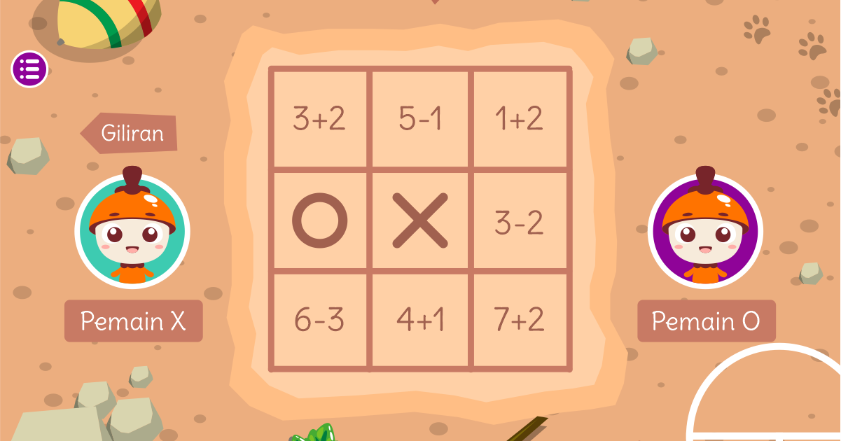 Tic Tac Toe Matematika