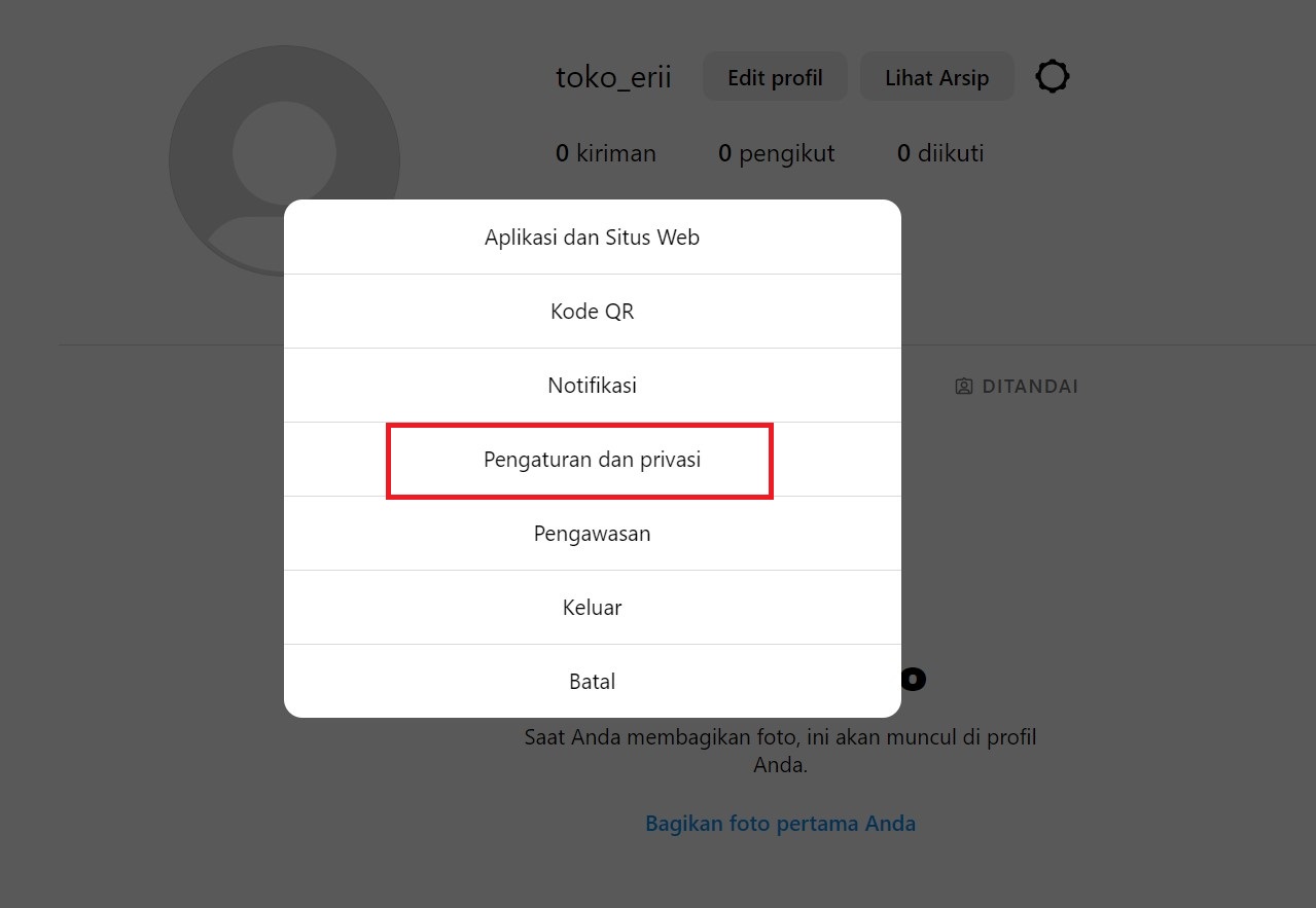 Langkah 2. Membuat Akun Instagram Bisnis - GAMELAB.ID