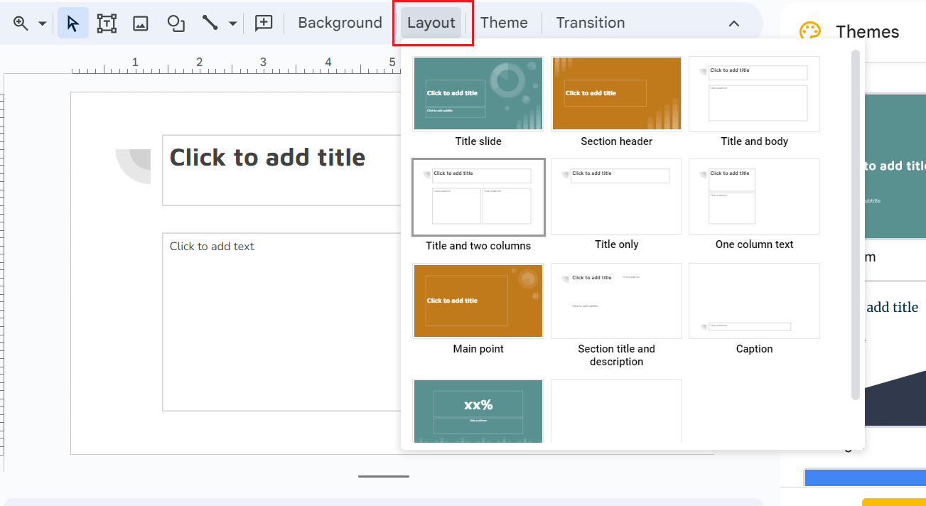 Mengatur Layout Google Slides - GAMELAB.ID