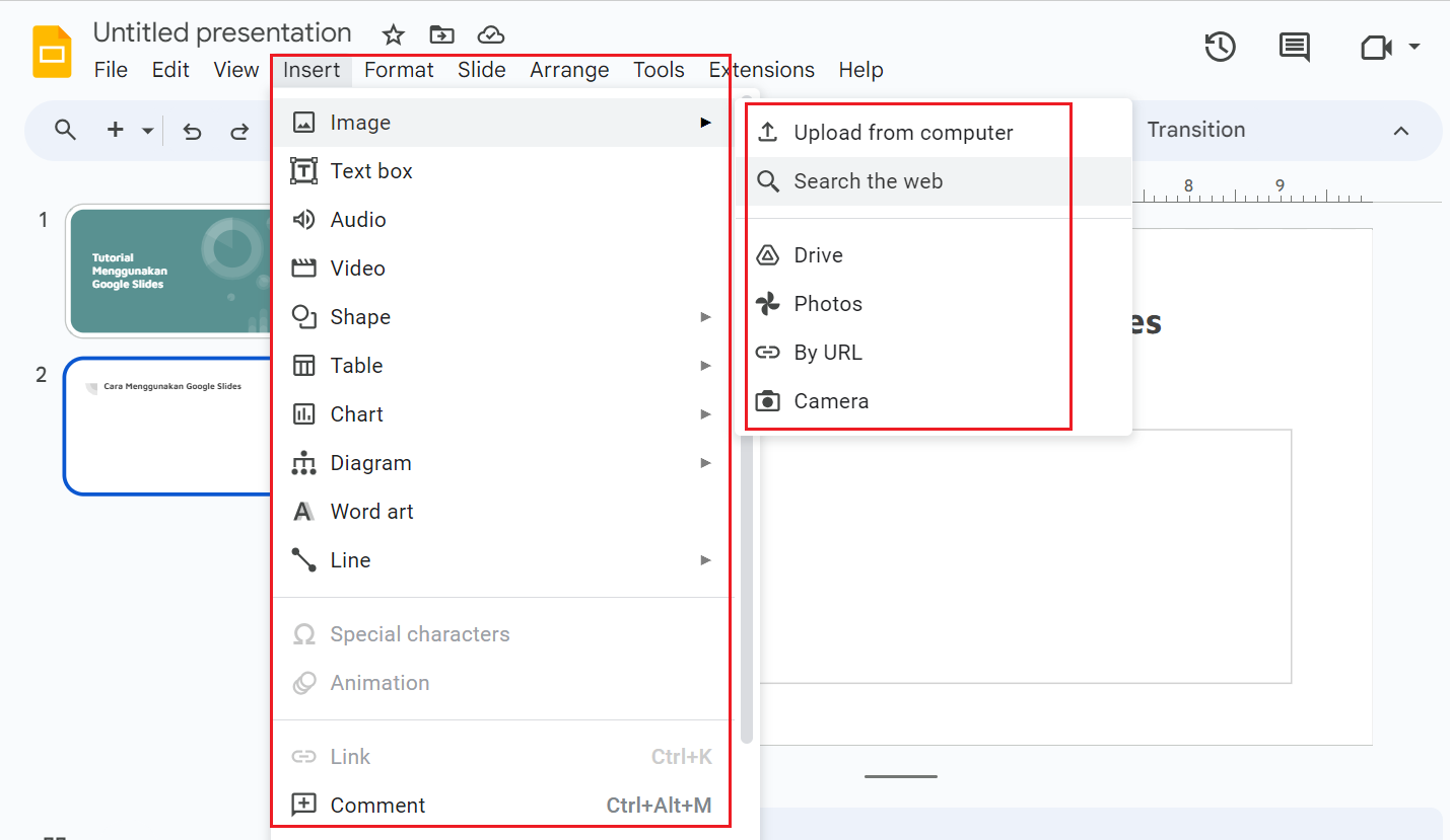 Menambahkan Media di Google Slides - GAMELAB.ID