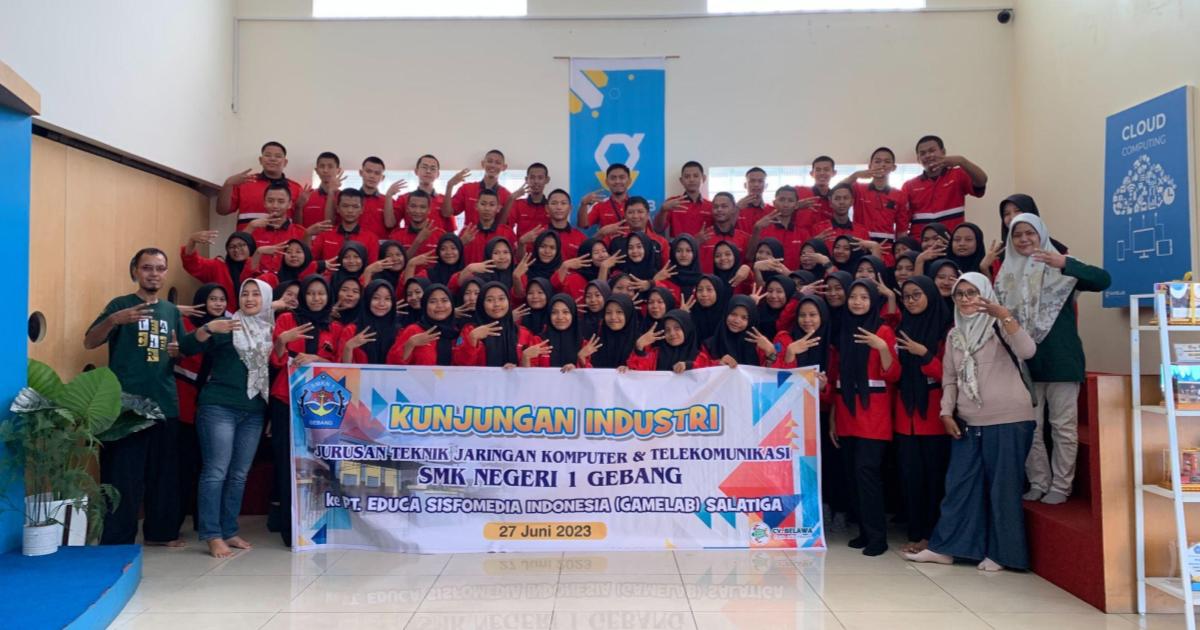 Kunjungan Industri SMKN 1 Gebang - GAMELAB.ID