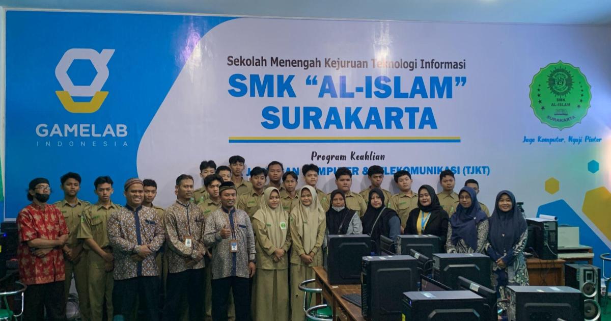 Launching Kelas Industri SMK Al Islam - GAMELAB.ID
