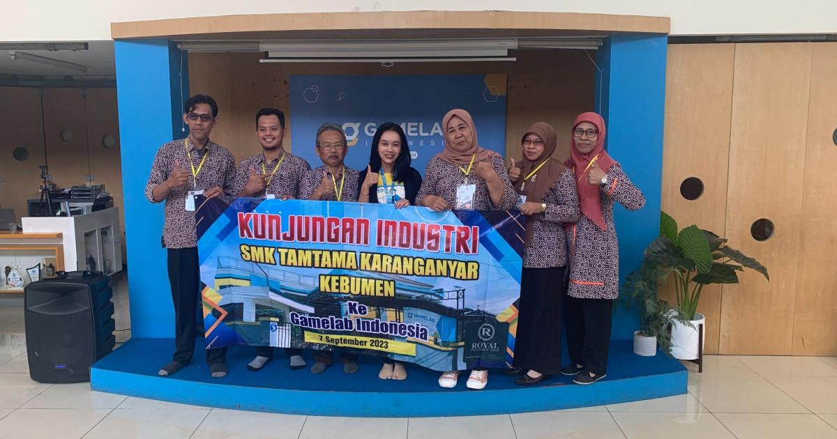 Kunjungan Industri SMK Tamtama Karanganyar Kebumen - GAMELAB.ID