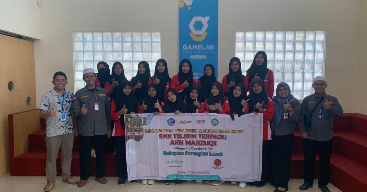 Kunjungan Industri SMK Telkom Terpadu Akn Marzuki - Gamelab