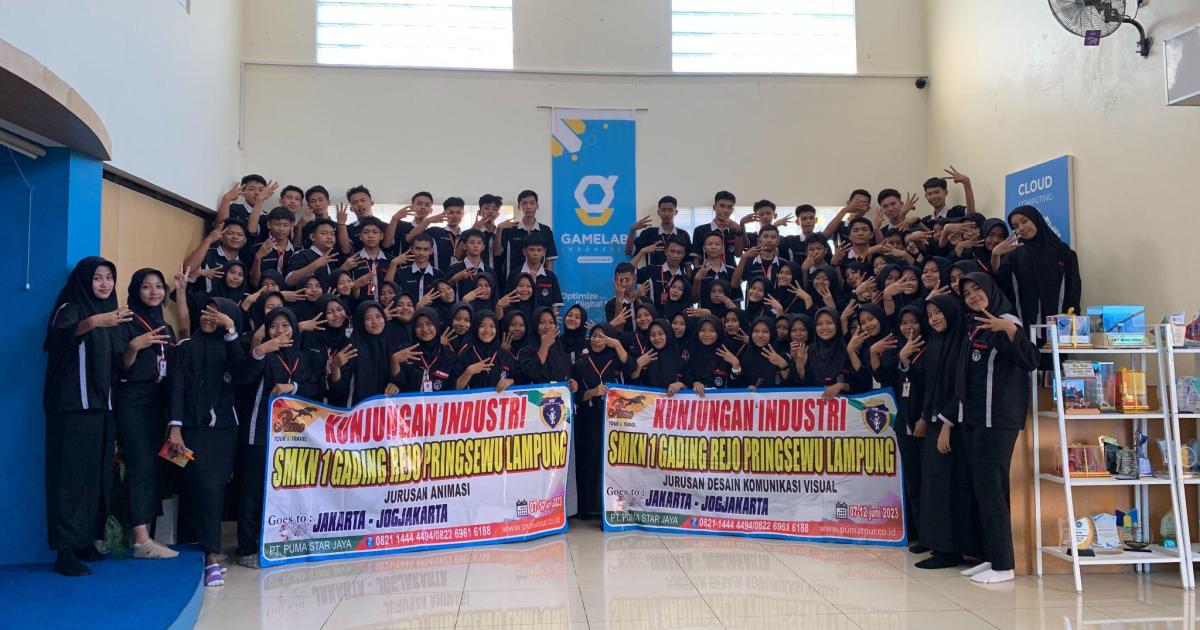 Kunjungan Industri SMKN 1 Gadingrejo ke GAMELAB.ID - GAMELAB.ID