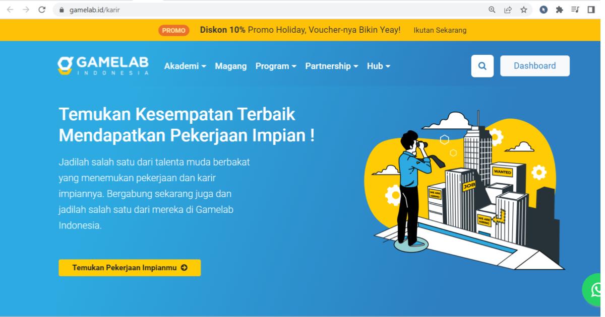 4 website untuk mencari kerja - GAMELAB.ID