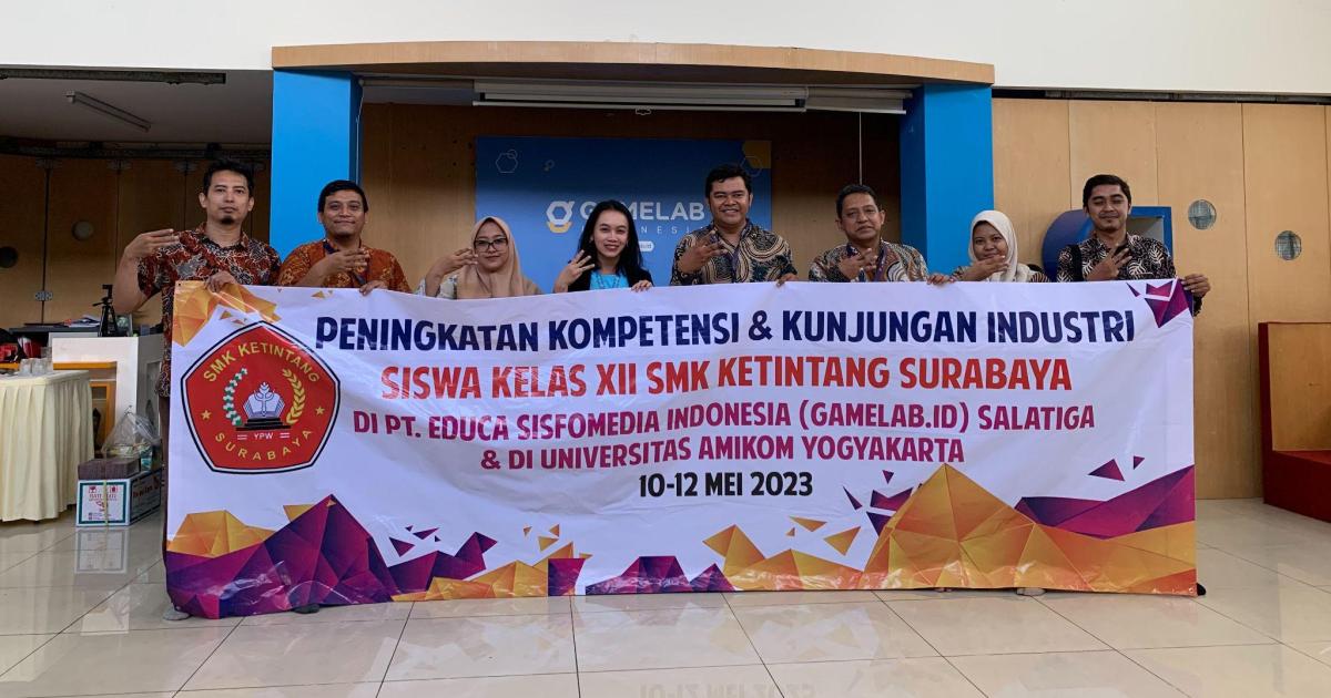 Kunjungan Industri SMK Ketintang Surabaya - GAMELAB.ID