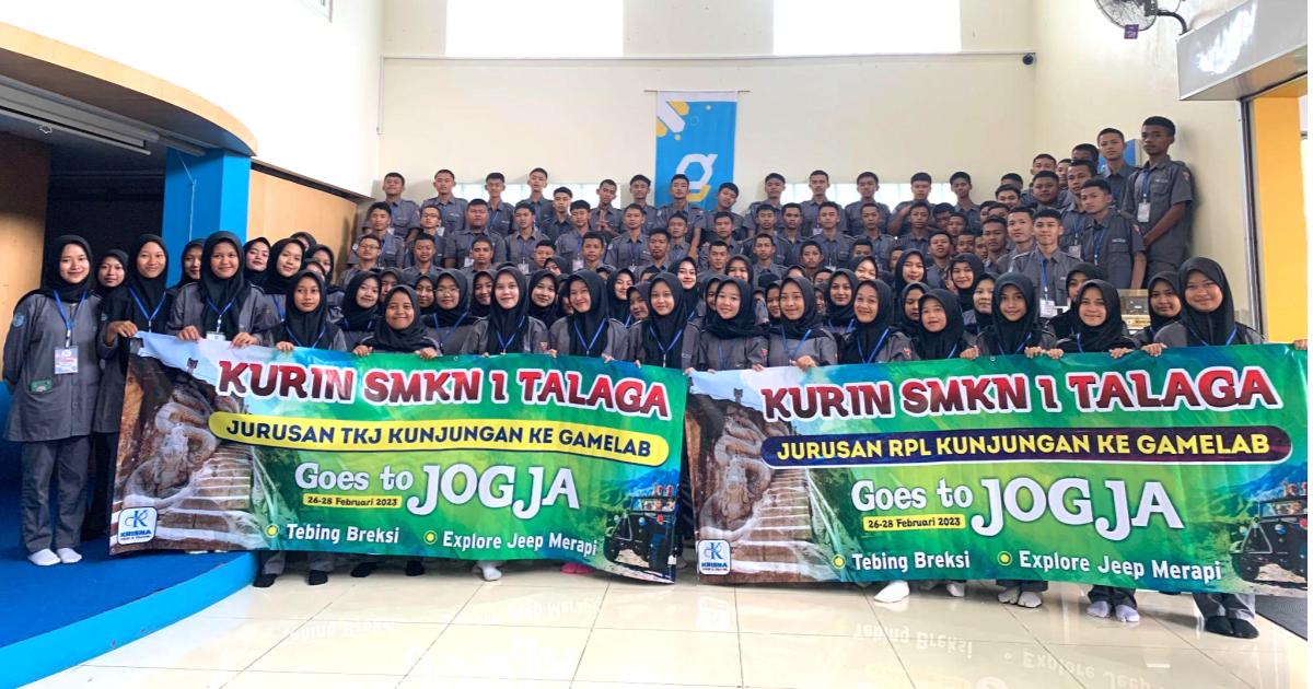 Kunjungan Industri SMK N 1 Talaga - GAMELAB.ID