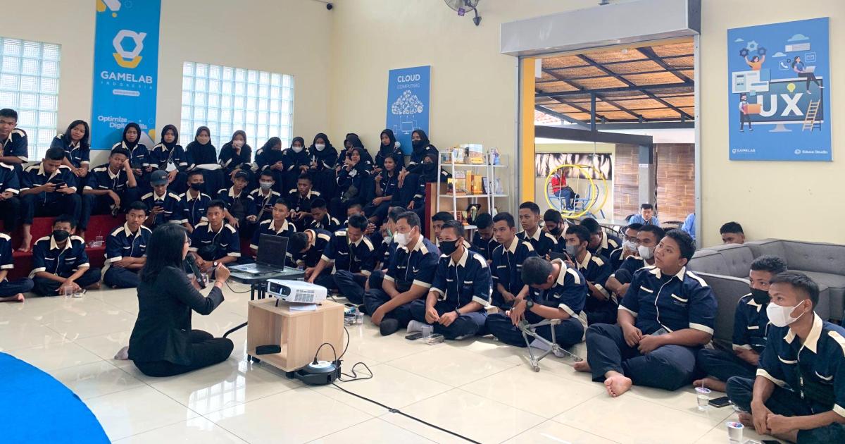 Kunjungan Industri SMK N 2 Pengasih - GAMELAB.ID