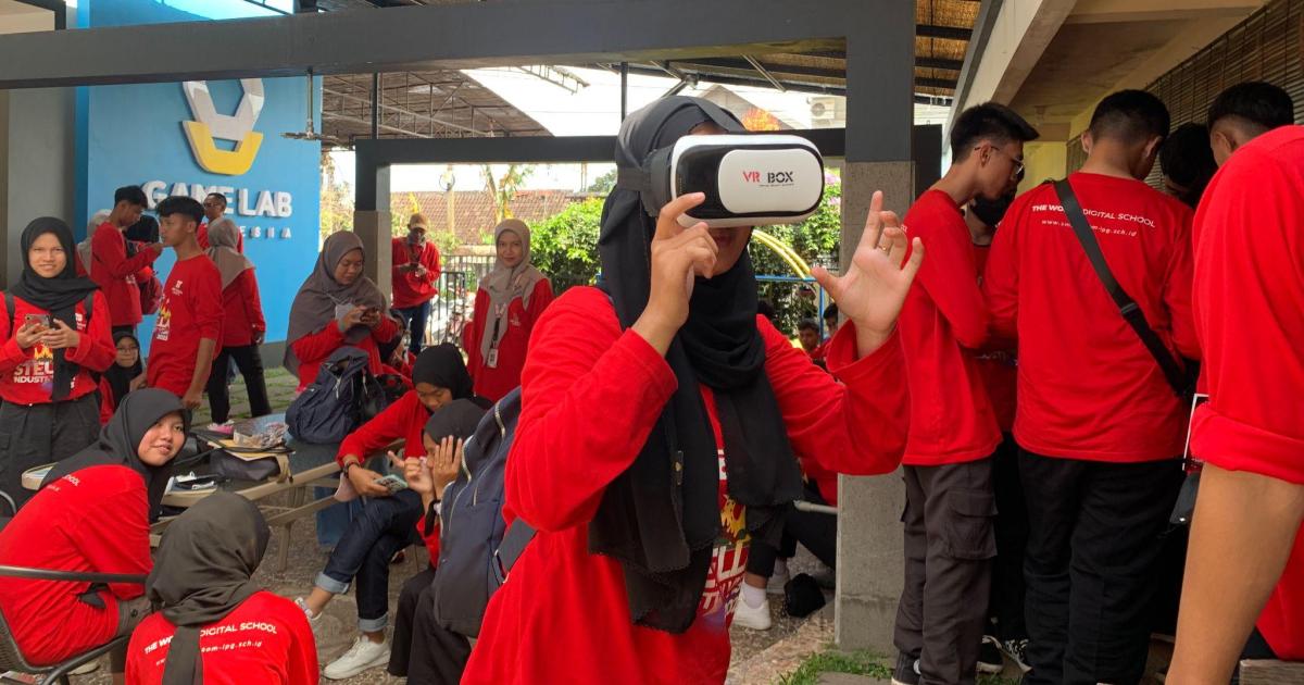 Kunjungan Industri SMK Telkom Lampung ke GAMELAB.ID