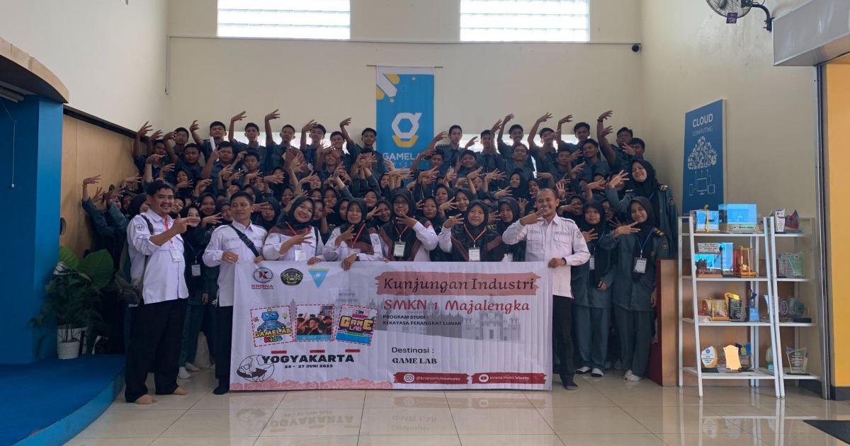 Kunjungan Industri SMKN 1 Majalengka - GAMELAB.ID