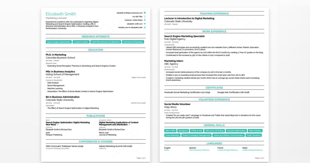 Perbedaan CV dan Resume - novoresume.com - GAMELAB.ID