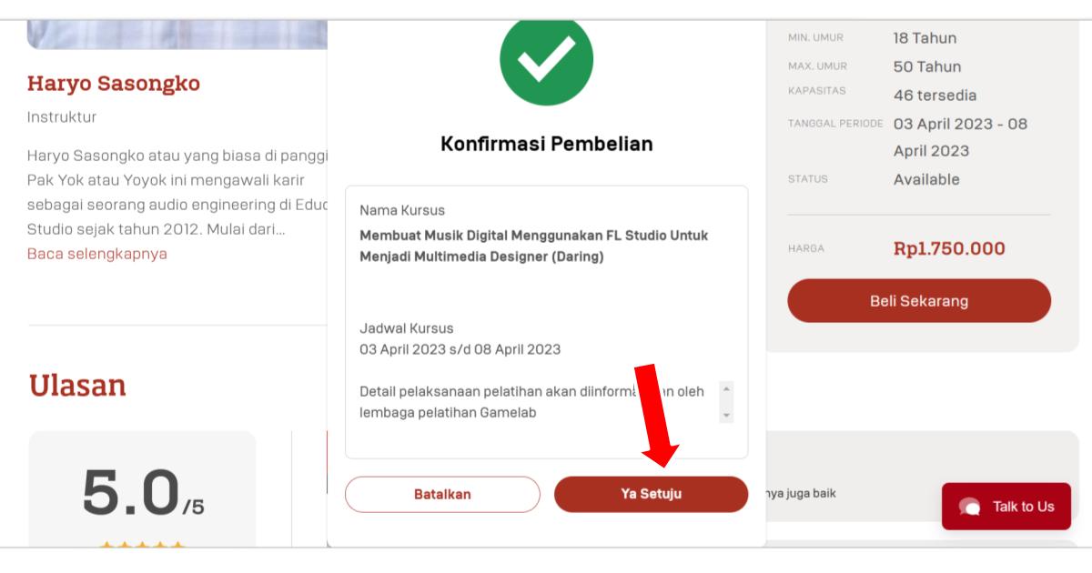 Tutorial Beli Pelatihan Prakerja - GAMELAB.ID