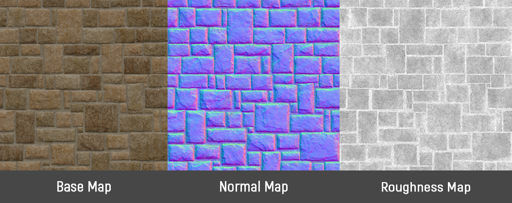 Gambar 2, Textures PBR Batu Bata