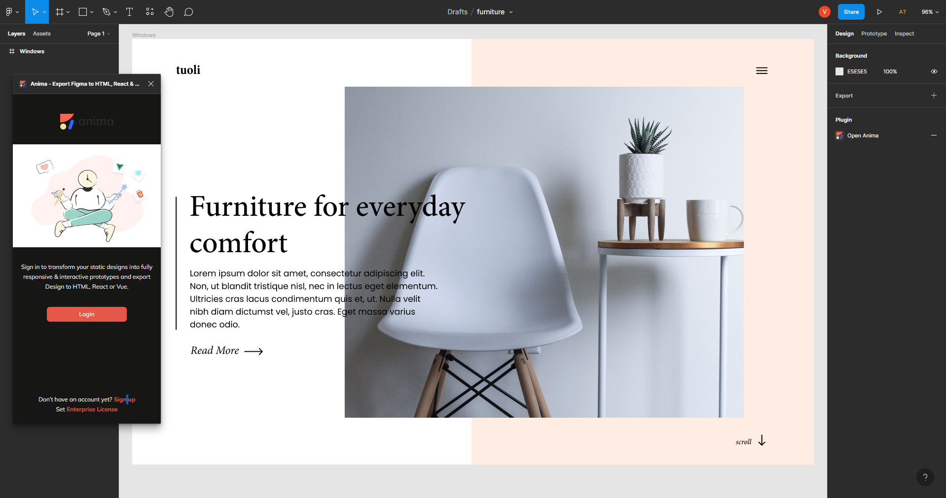 Pop-up Anima