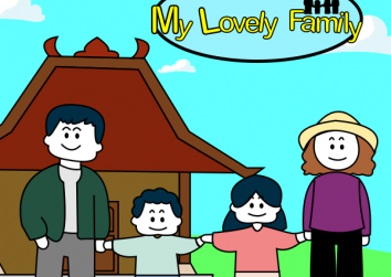 Hasil game buatan peserta : My Lovely Family