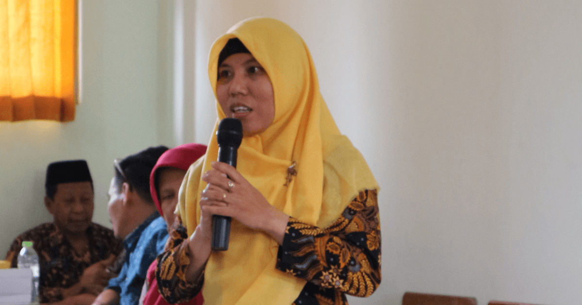 Foto : Sesi tanya jawab dan penyampaian ide