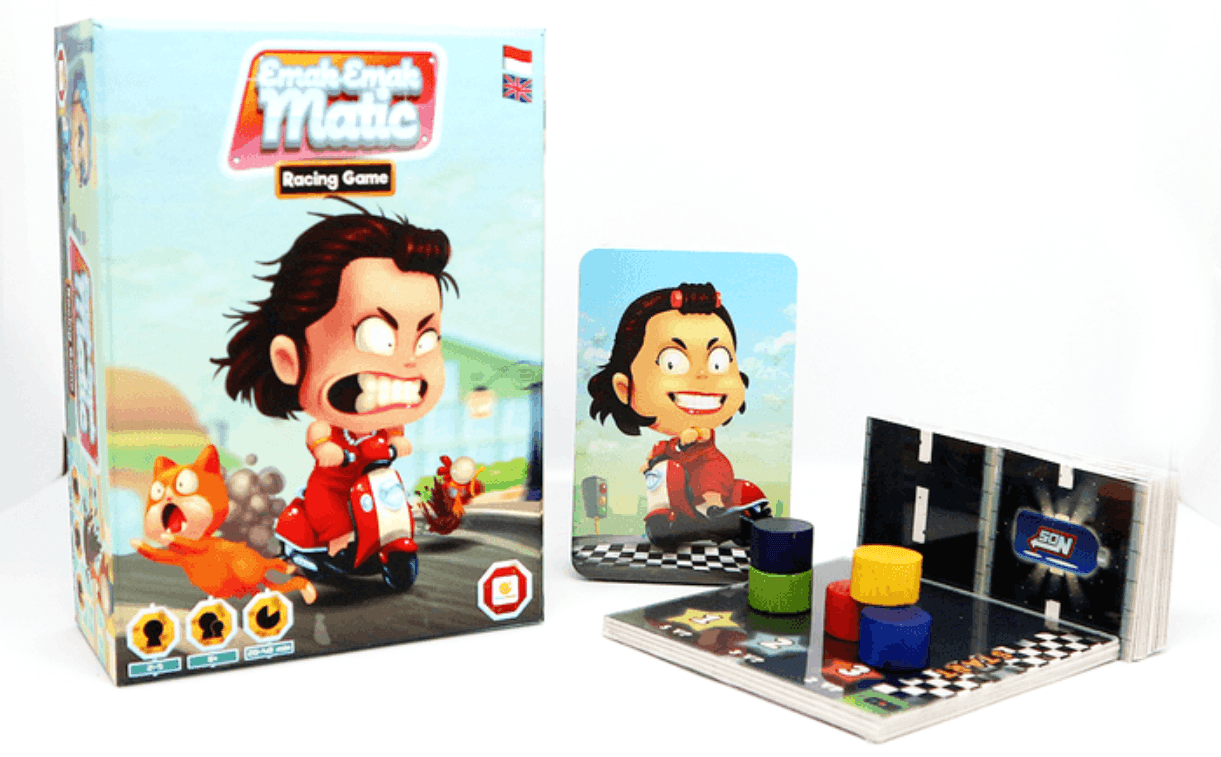 Foto : Komponen Board Game Emak-Emak Matic