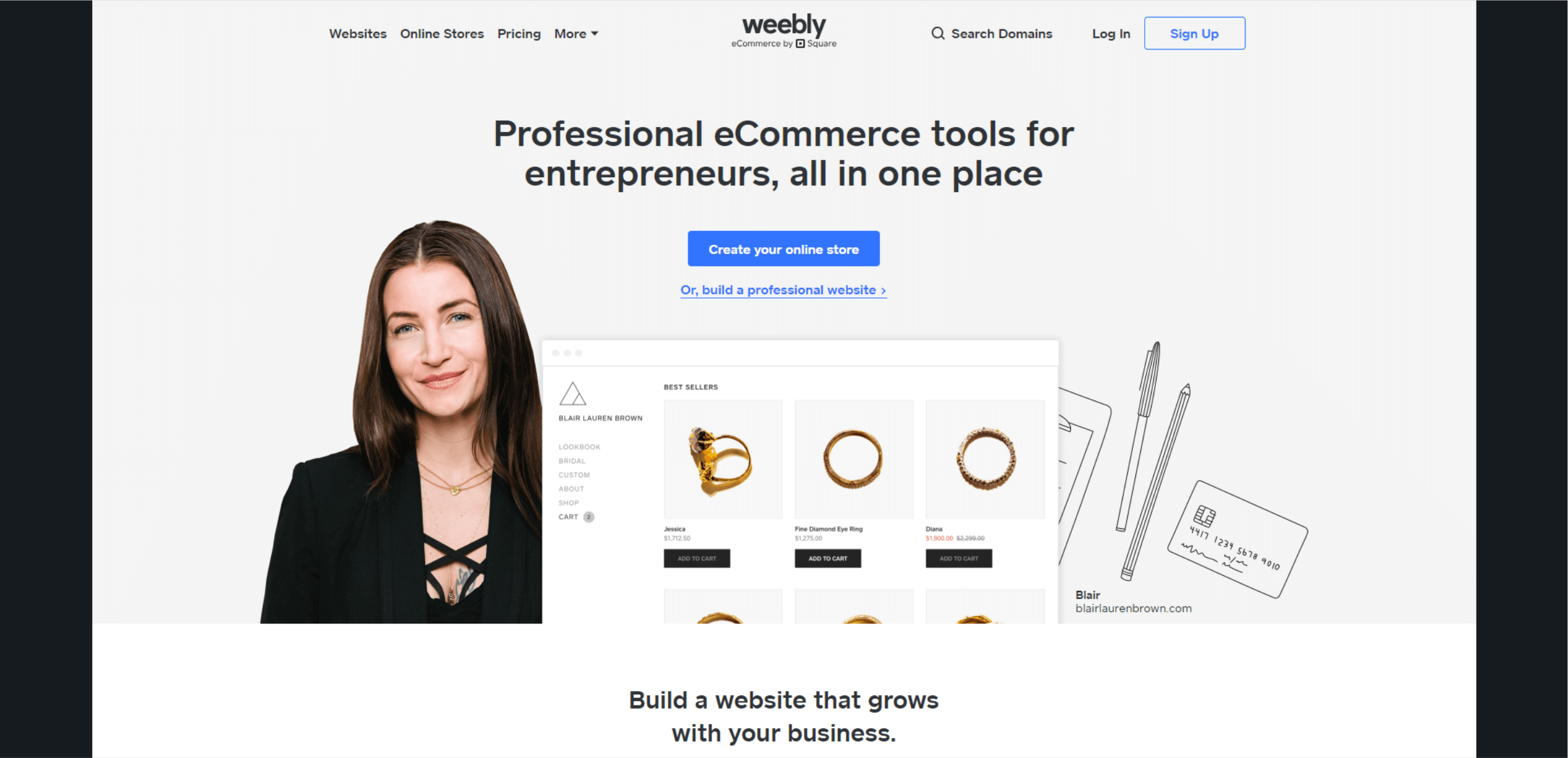 Home page Weebly