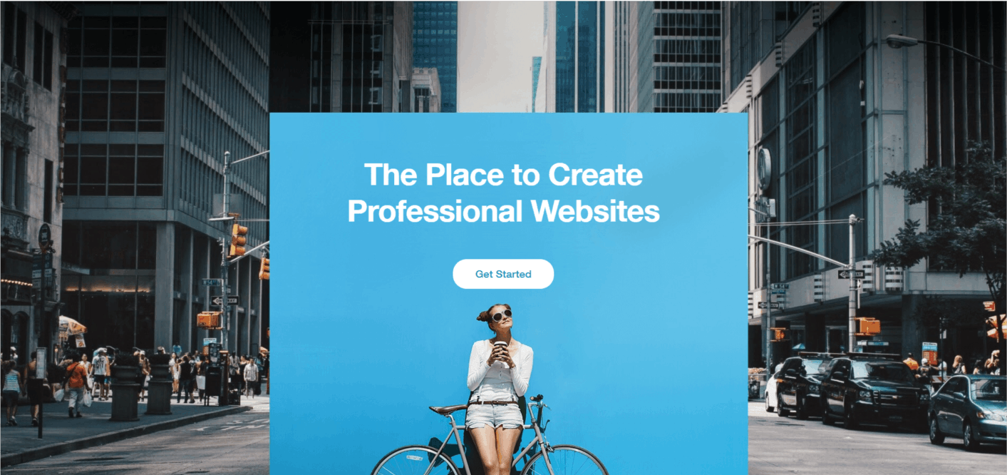 Home page Wix