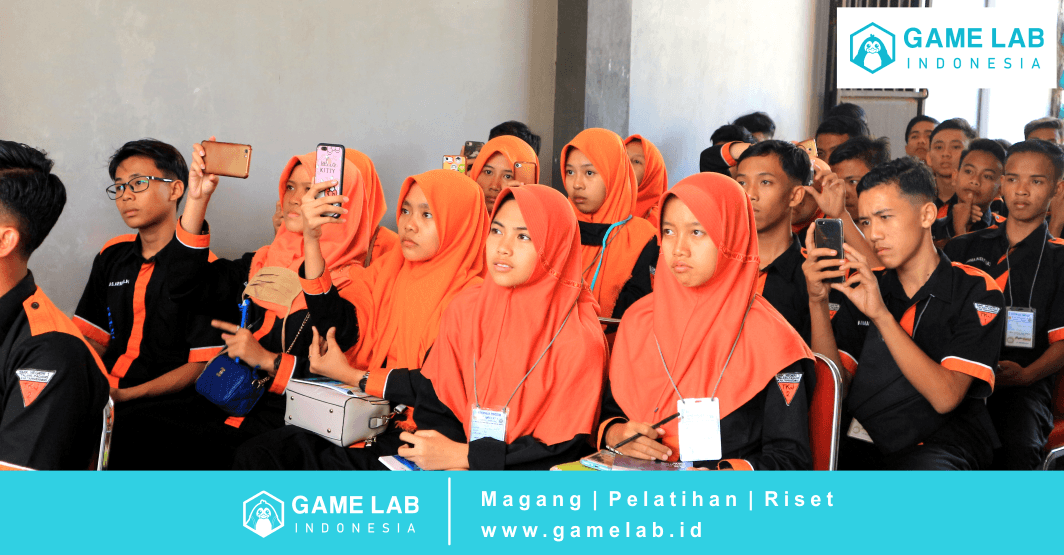 Foto : Antusisme siswa-siswi SMK N 1 Talangpadang Lampung