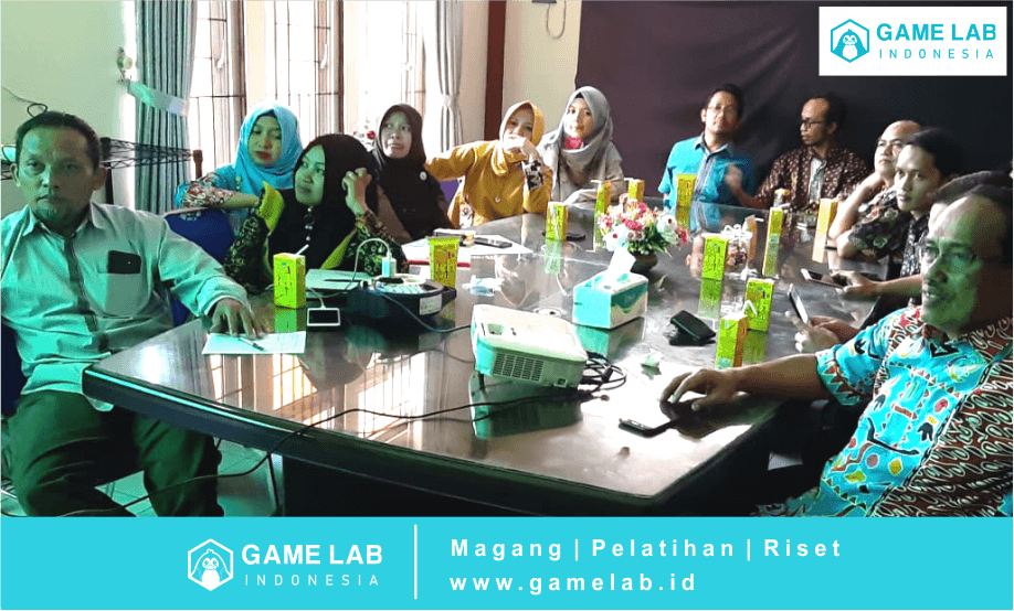 Foto : Penjajakan kerjasama Industri Game Lab dengan SMK N 1 Bawang