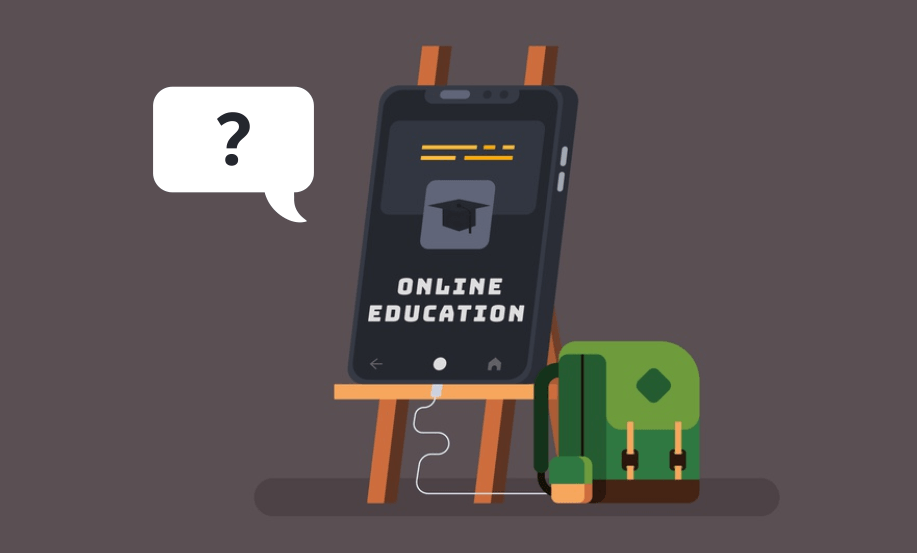 Gambar : Online education dan digital learning