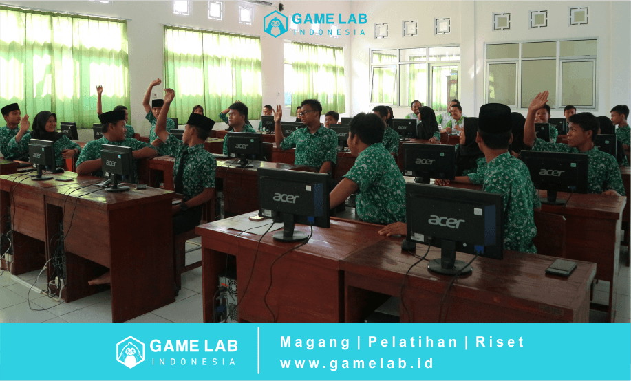 Foto : Antusiasme siswa saat mengikuti seminar