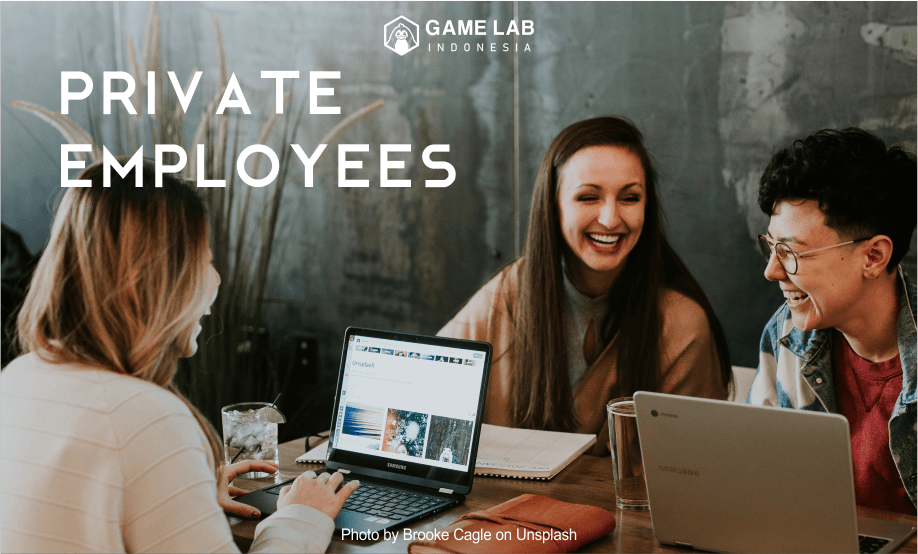 "three people sitting in front of table laughing together" Photo by Brooke Cagle on Unsplash