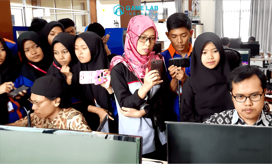 Foto : Demo pembuatan game dan animasi