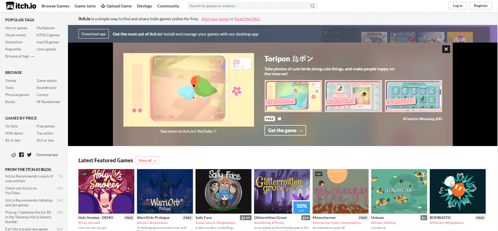 Gambar : Itch.io website