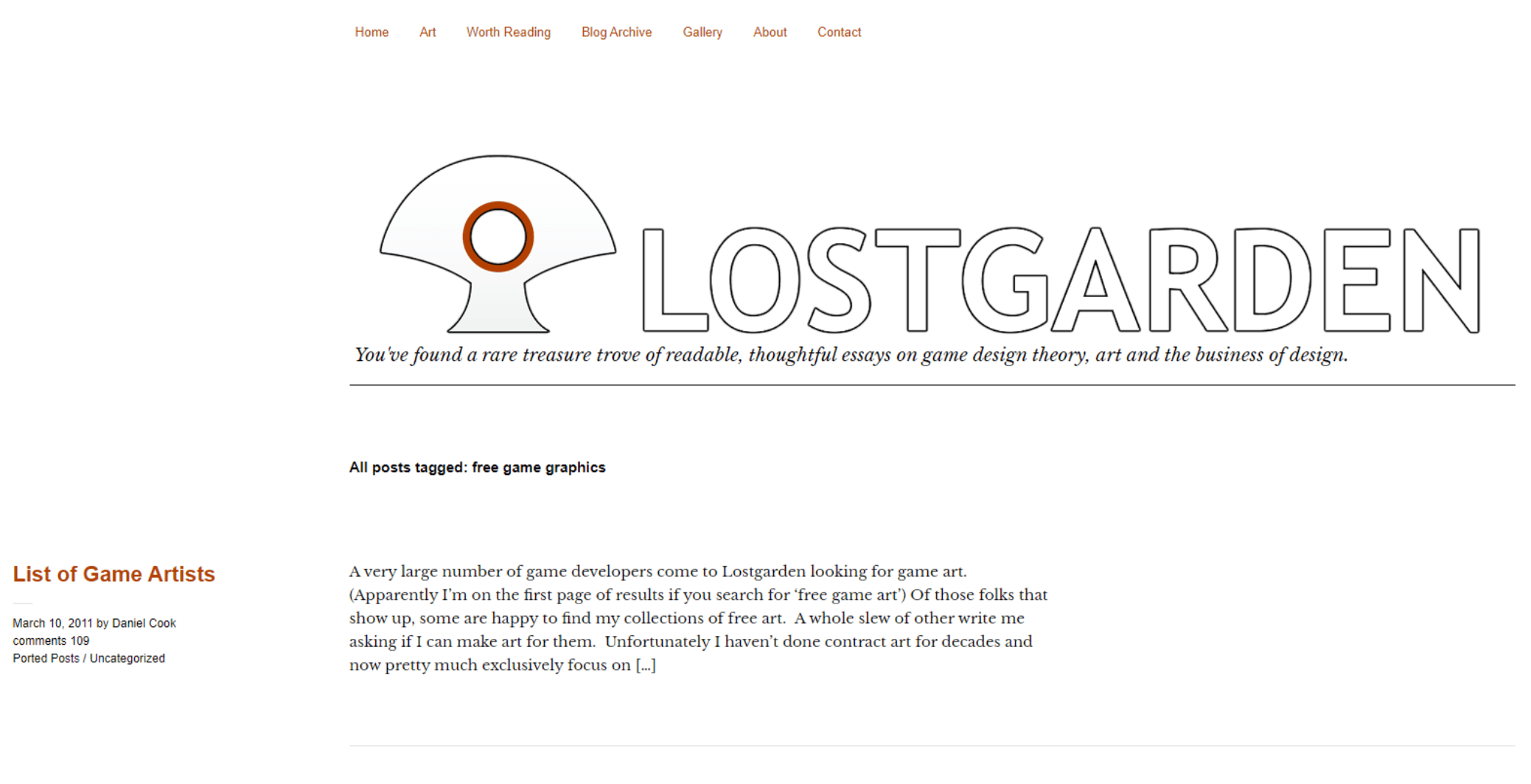 Gambar : Lost Garden website