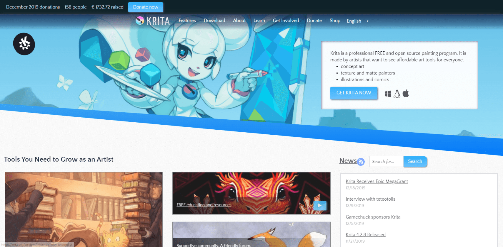 Gambar : website Krita