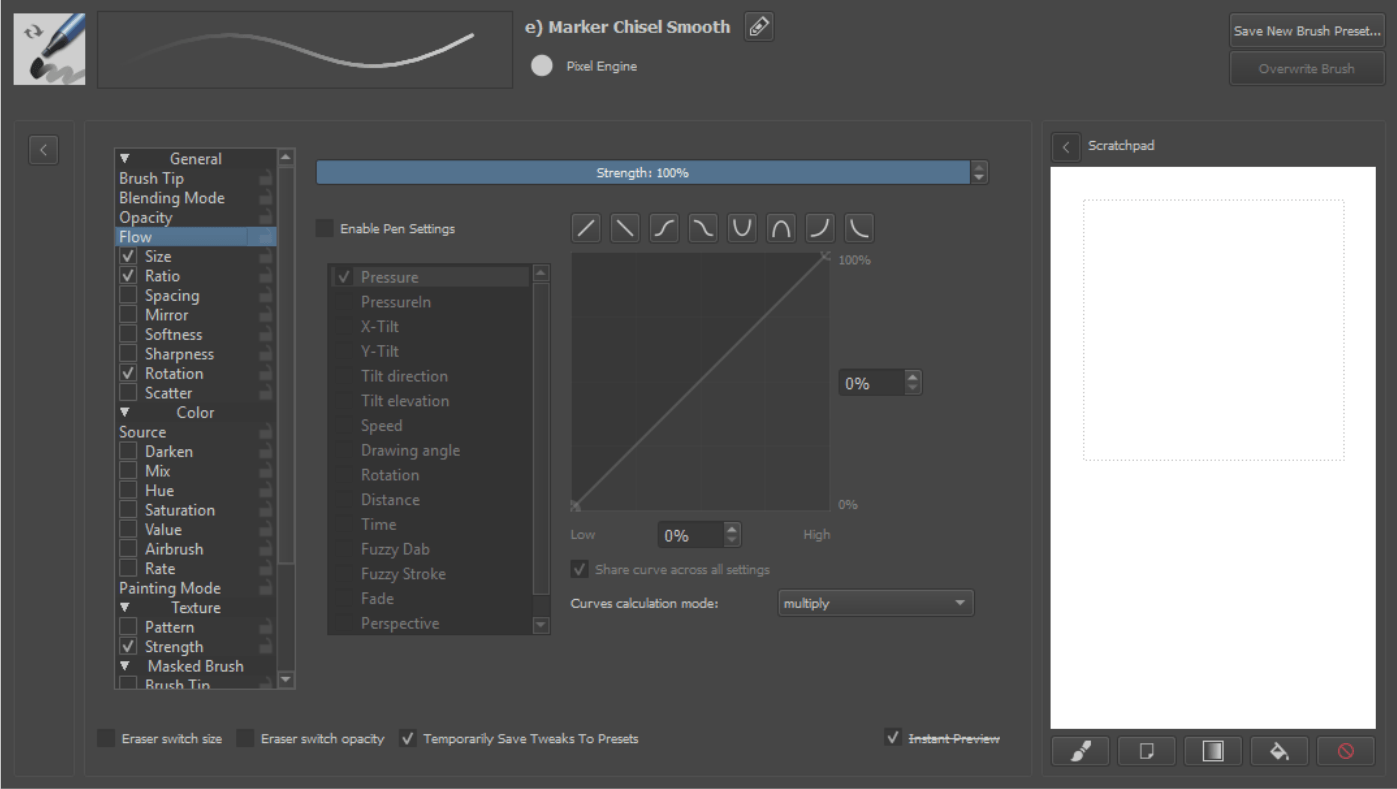 Gambar : Brush Engine Krita