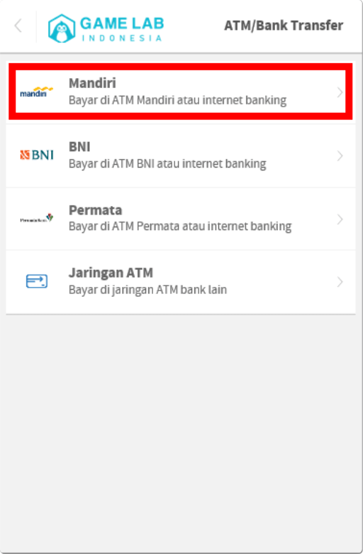 Gambar: Pilih Metode Pembayaran