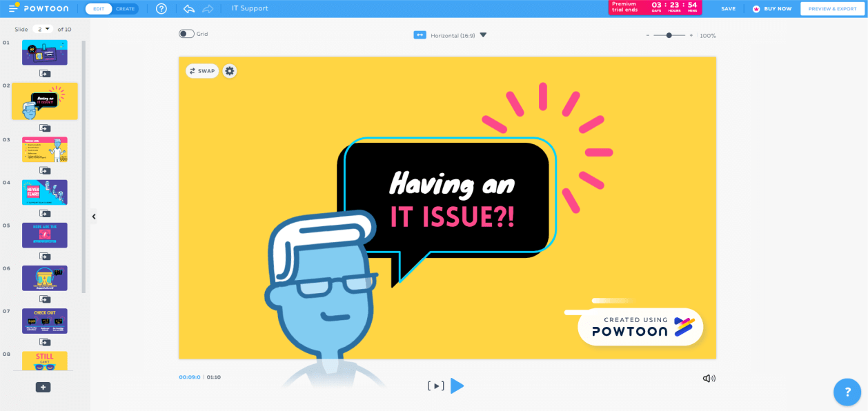 Gambar : Powtoon