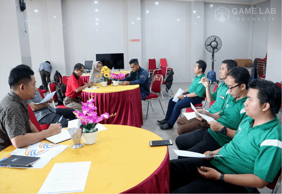 Foto: Diskusi bersama dan evaluasi kegiatan Pelatihan