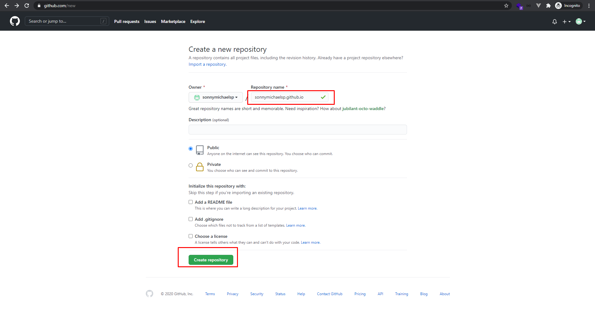 Repository Name