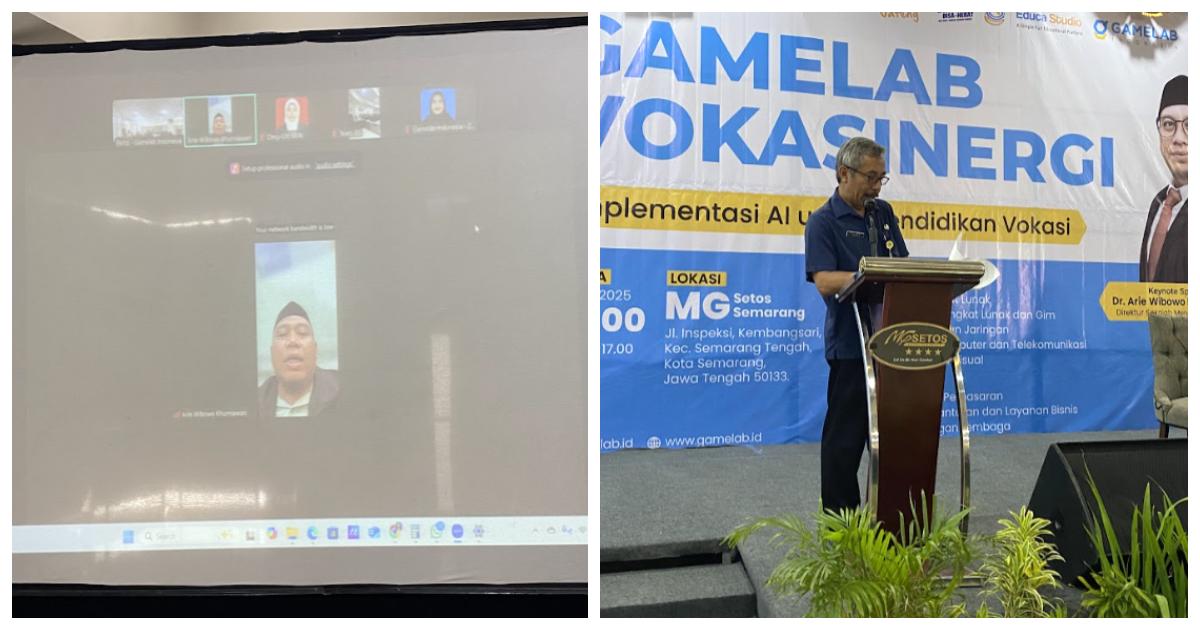 Arie Wibowo dan Fran Aminto Kurniawan Memberi Sambutan - GAMELAB.ID