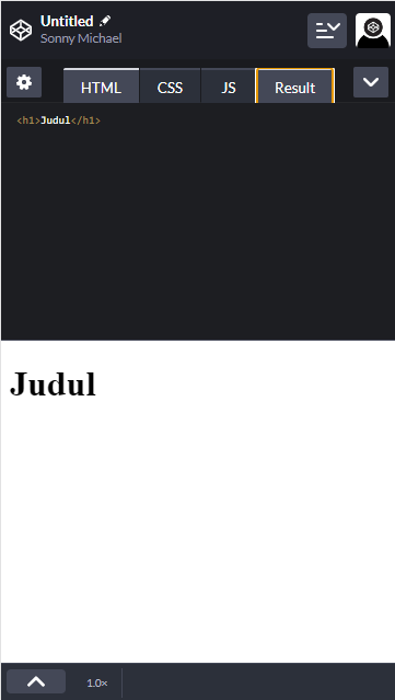 Contoh HTML