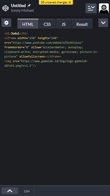 Tab Result