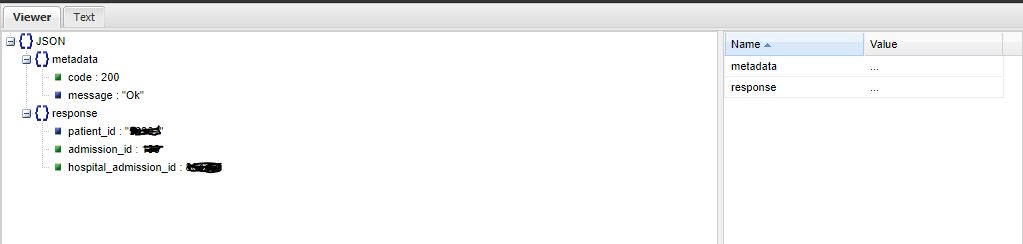 respons json