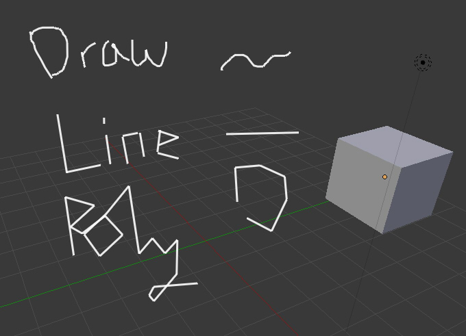 Perbedaan Draw, Line, dan Poly