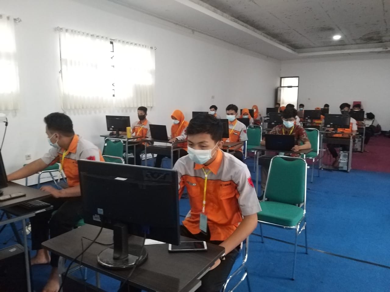 Proses belajar kelas industri Gamelab di SMKN 1 Bangsri