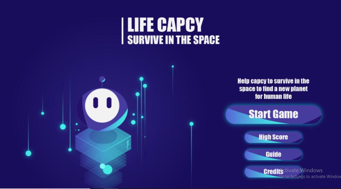 Project Game Life Capcy yang dibuat Firdiansyah selama magang di Gamelab Indonesia