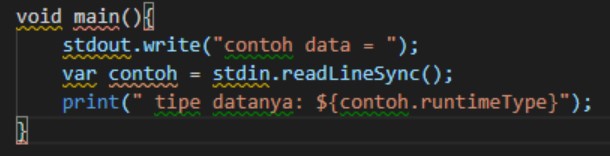 Contoh pengecekan tipe data
