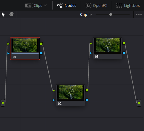 Tampilan Nodes.
