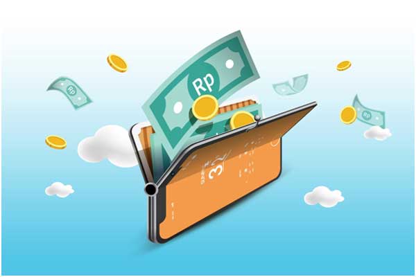 Ilustrasi Fenomena E-Wallet (lentera.id)
