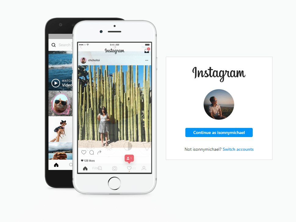 Screenshot Instagram