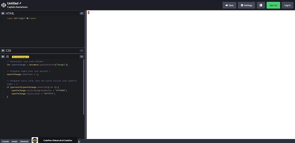 Output Code